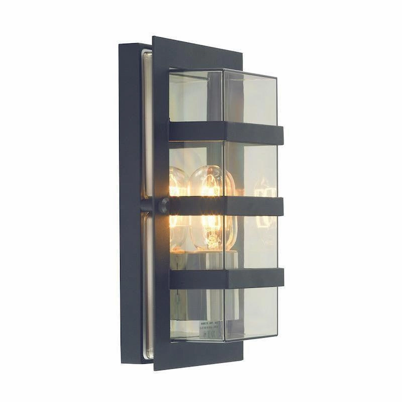 Elstead Boden Black & Polycarbonate Outdoor Wall Light outdoor wall lamp