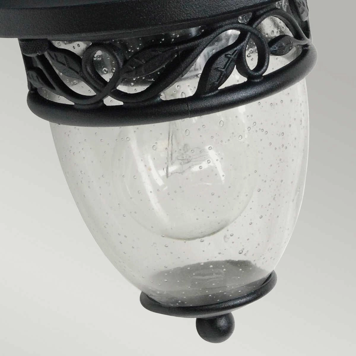 Elstead Burford Outdoor Black Wall Light