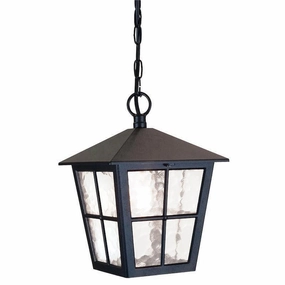 Elstead Canterbury Black Outdoor Pendant Light outdoor wall lamp
