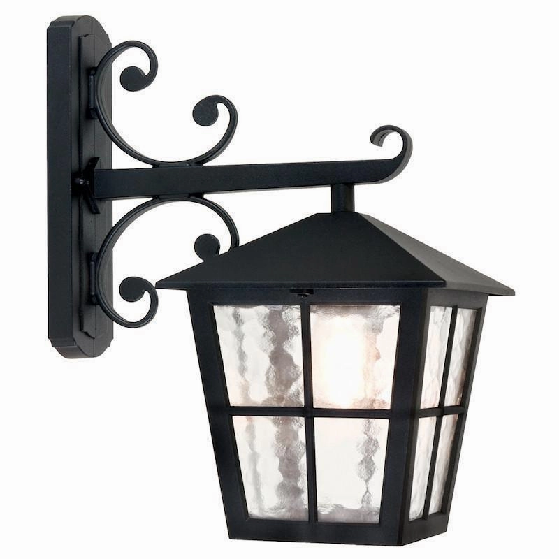 Elstead Canterbury Black Outdoor Wall Light outdoor wall lamp