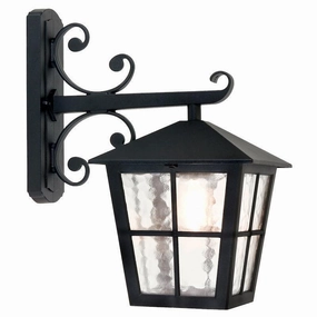 Elstead Canterbury Black Outdoor Wall Light outdoor wall lamp