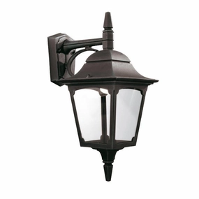 Elstead Chapel Black Outdoor Downlighter Wall Light outdoor wall lamp