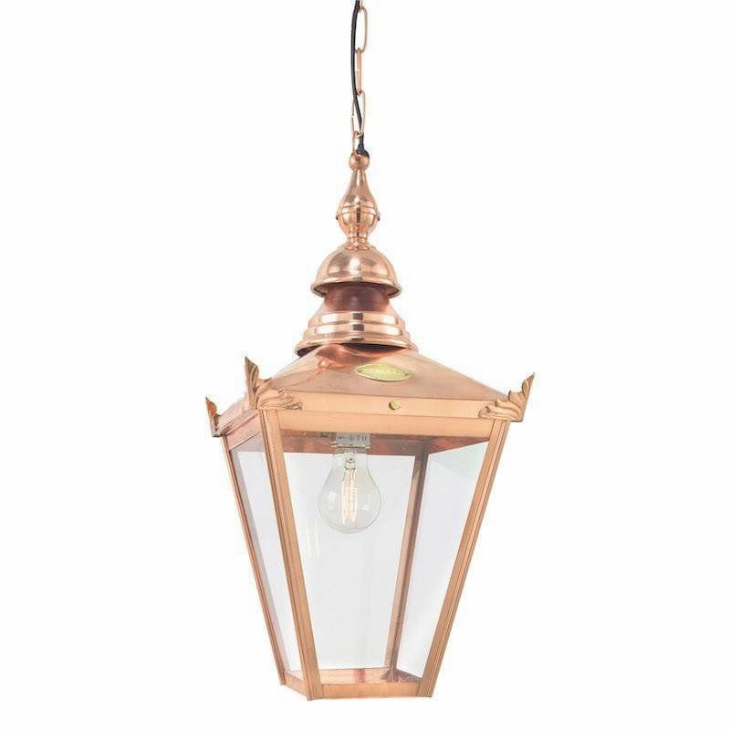 Elstead Chelsea Copper Outdoor Pendant Light outdoor wall lamp