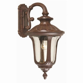 Elstead Chicago Bronze Medium Outdoor Downlighter Wall Light outdoor wall lamp