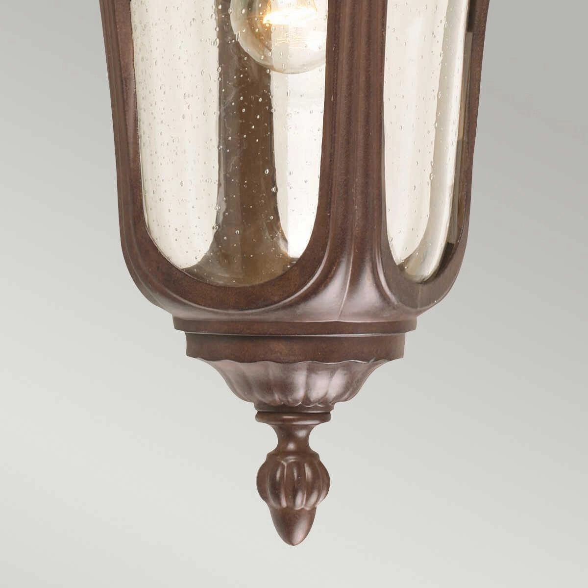 Elstead Chicago Bronze Medium Outdoor Downlighter Wall Light