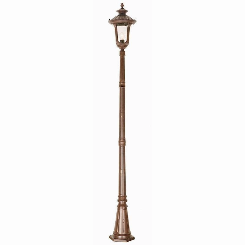 Elstead Chicago Bronze Patina Medium Outdoor Lamp Post outdoor wall lamp