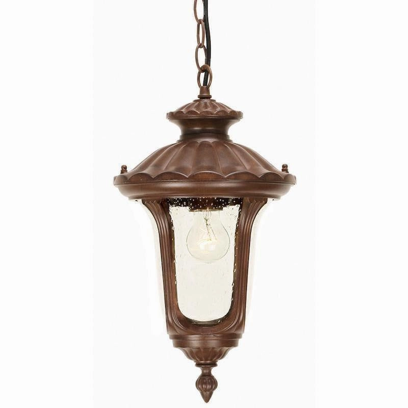 Elstead Chicago Rusty Bronze Patina Small Outdoor Lantern Damaged Box indoor ambient light