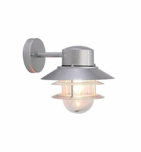 Elstead Copenhagen Silver Outdoor Wall Light outdoor wall lamp