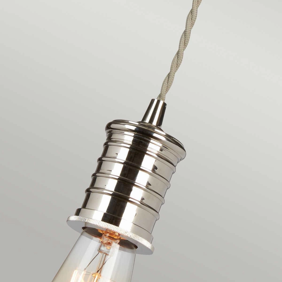 Elstead Douille 1 Light Polished Nickel Ceiling Pendant Light