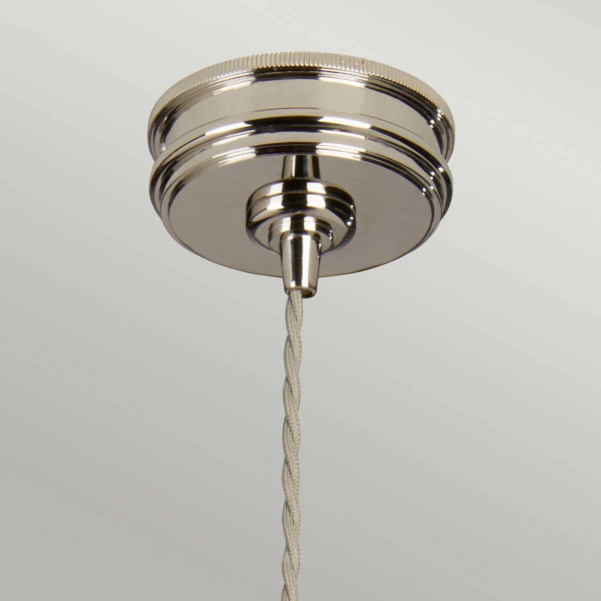 Elstead Douille 1 Light Polished Nickel Ceiling Pendant Light