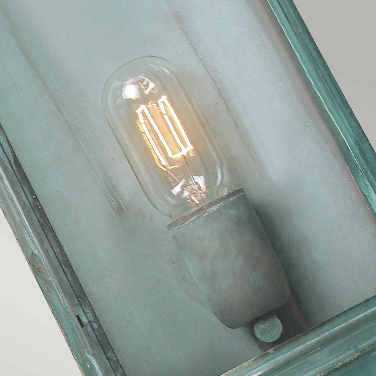Elstead Downing Street Verdigris Outdoor Porch Ceiling  Wall Light