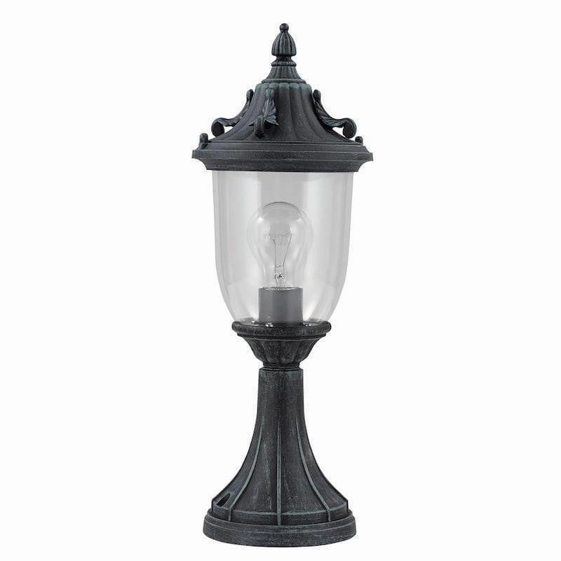 Elstead Elkstone Verdigris Outdoor Pedestal Lantern outdoor wall lamp