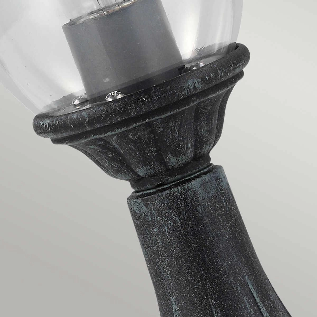 Elstead Elkstone Verdigris Outdoor Pedestal Lantern