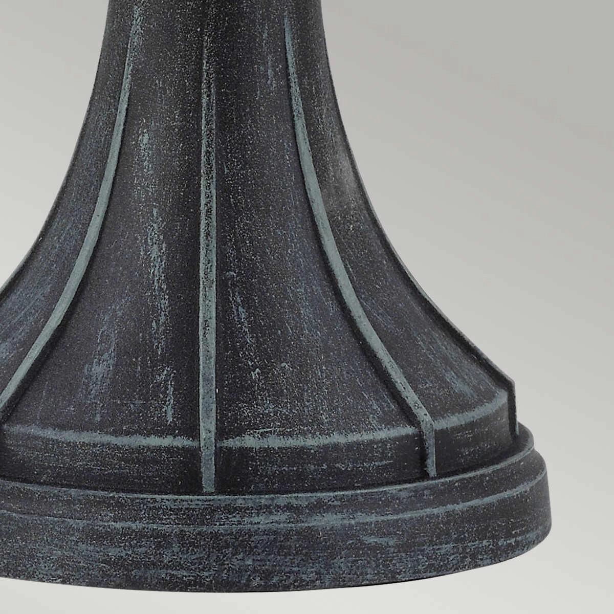 Elstead Elkstone Verdigris Outdoor Pedestal Lantern