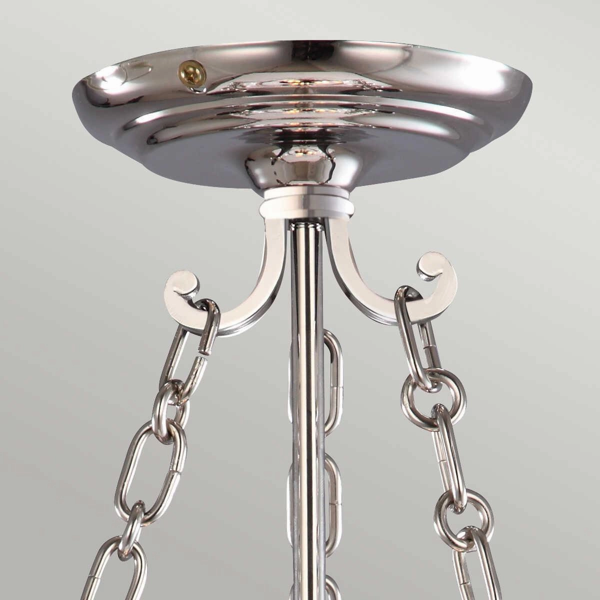 Elstead Finsbury Park Nickel Small 3 Light Ceiling Lantern