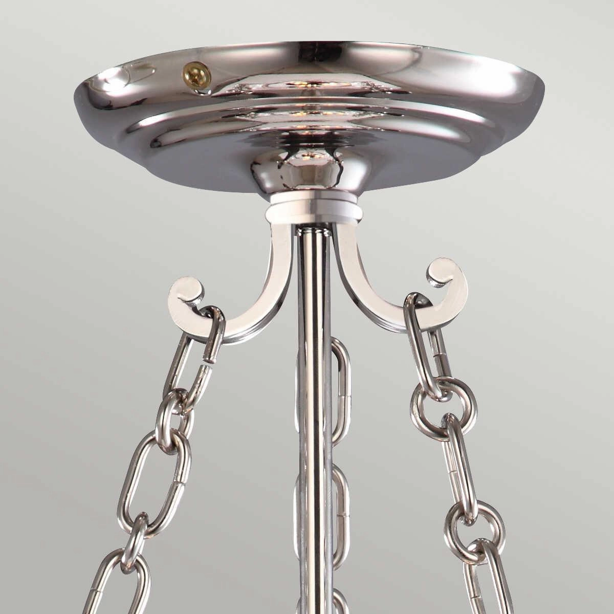 Elstead Finsbury Park Nickel Small 3 Light Ceiling Lantern