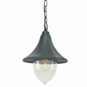 Elstead Firenze Black Outdoor Pendant Light outdoor wall lamp