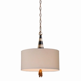 Elstead Flambeau 2 Light Black & Gold Pendant Ceiling Light minimalist ceiling light