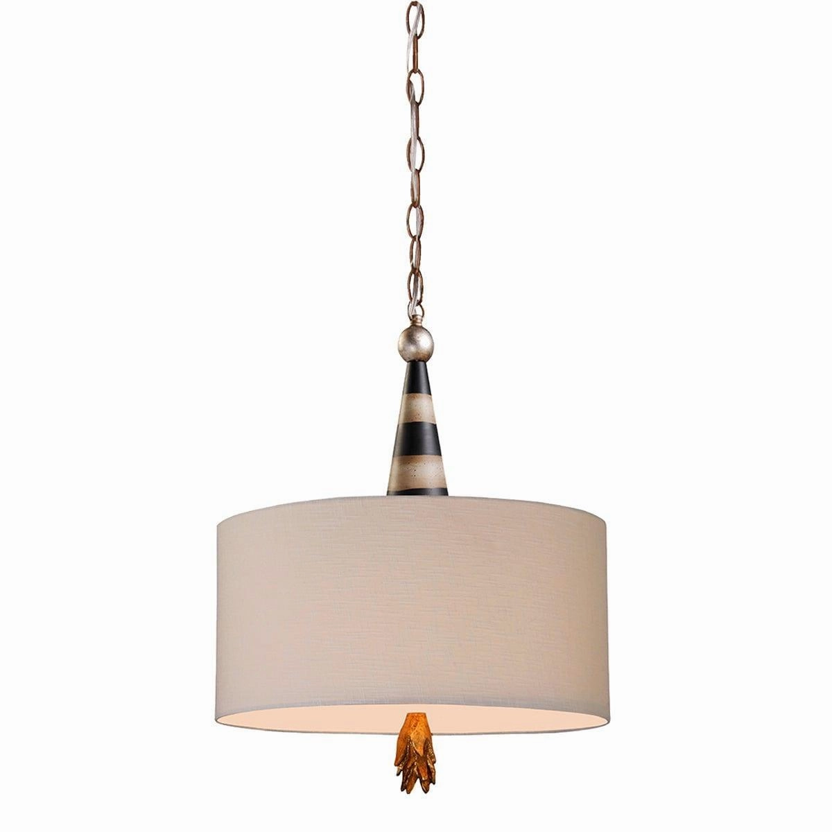 Elstead Flambeau 2 Light Black & Gold Pendant Ceiling Light minimalist ceiling light
