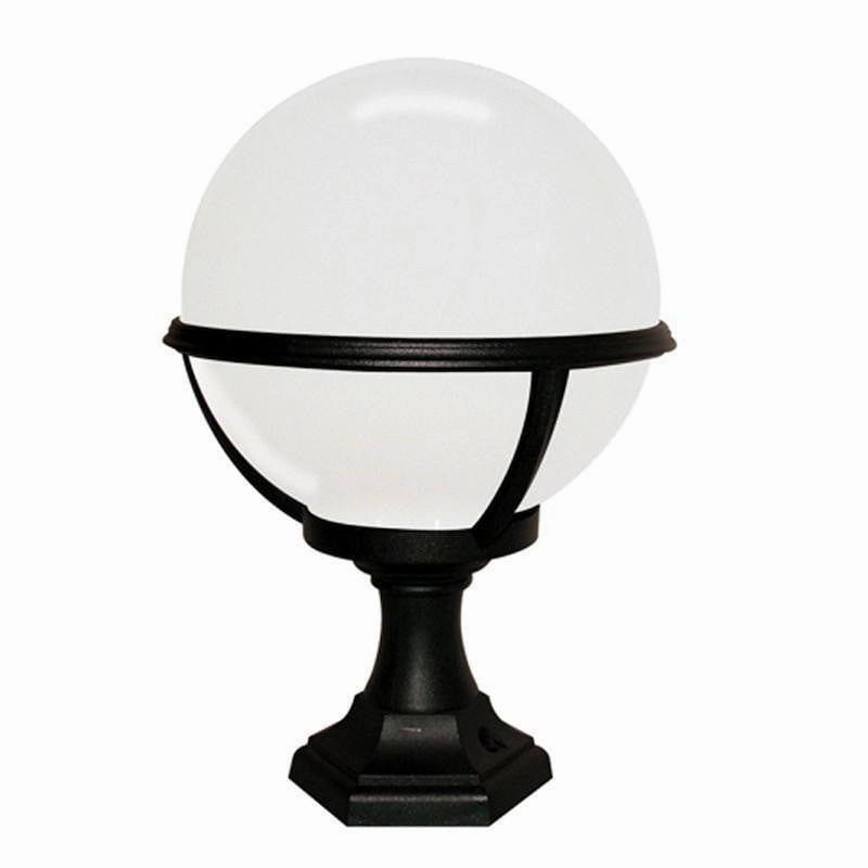 Elstead Glenbeigh Black Outdoor Pedestal/Porch Lantern outdoor wall lamp
