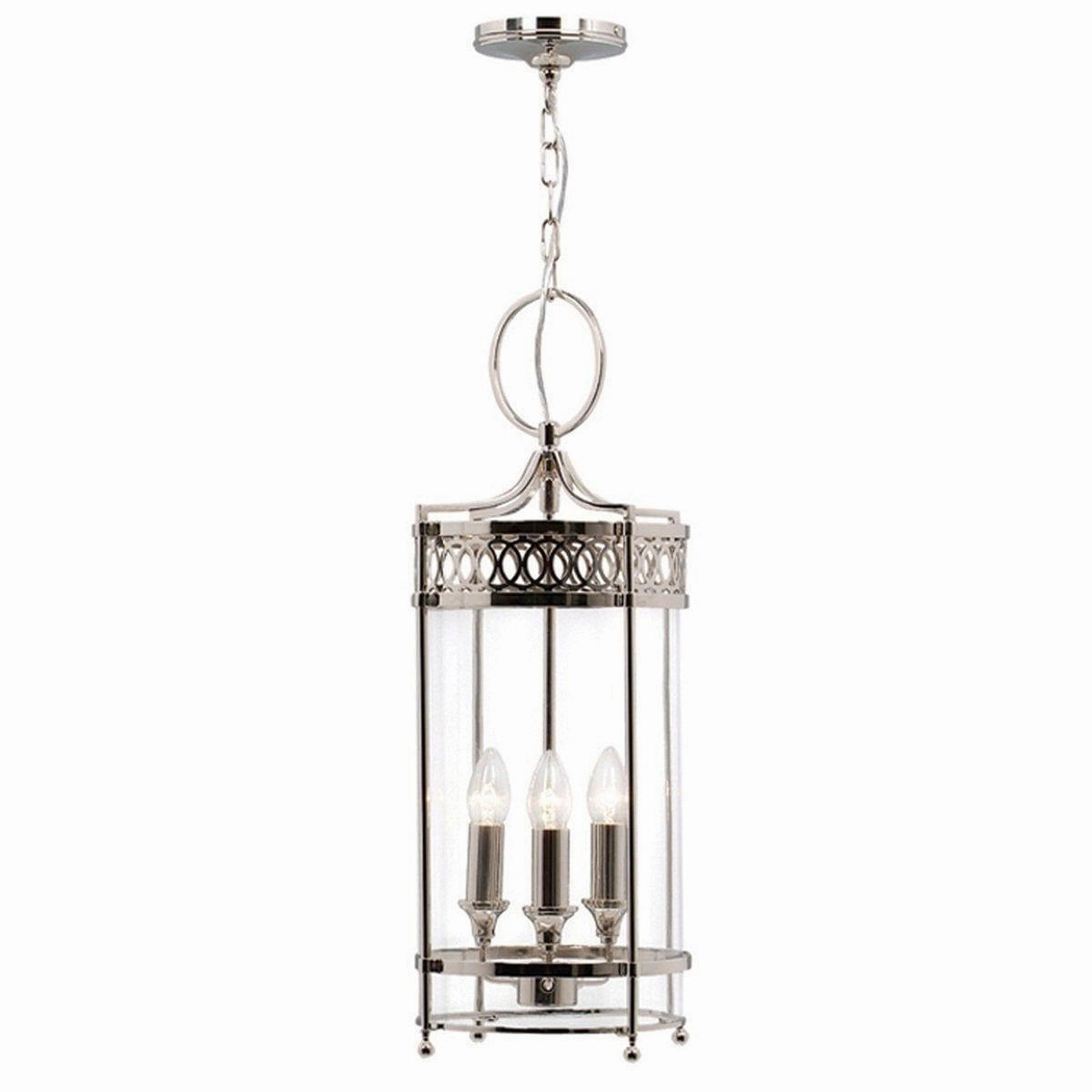 Elstead Guildhall Polished Nickel Ceiling Lantern modern ceiling lamp