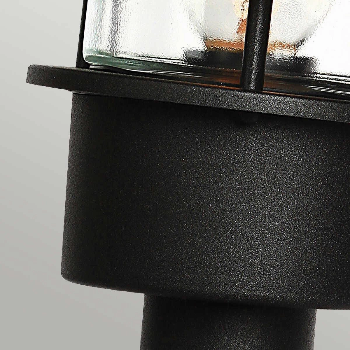 Elstead Helsingor Black Outdoor Pedestal Light