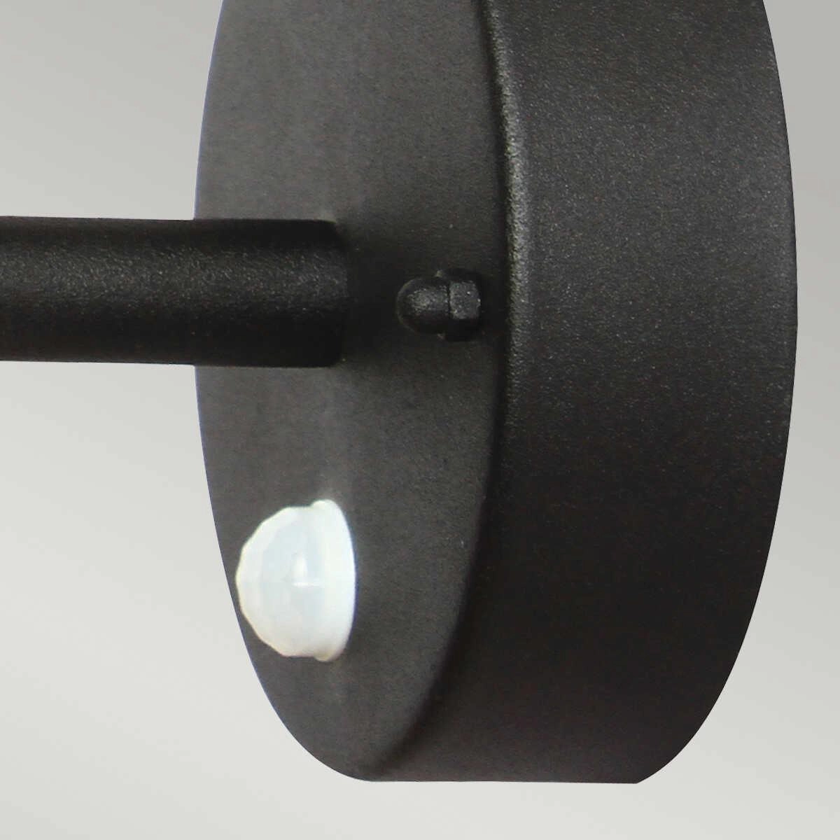 Elstead Helsingor Black Outdoor PIR Wall Light