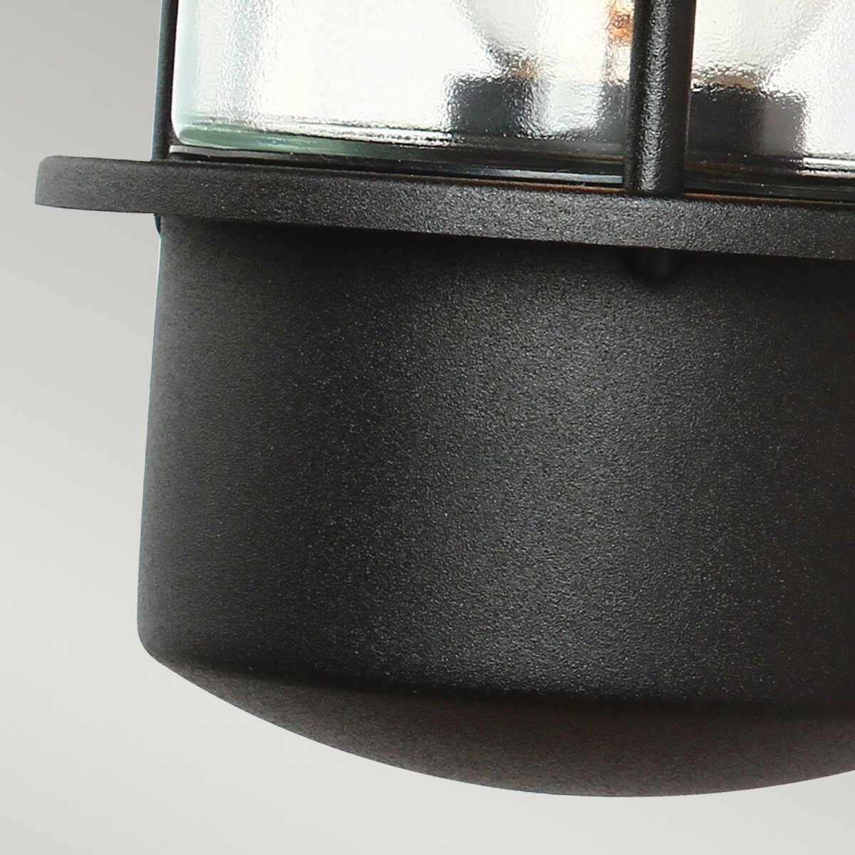 Elstead Helsingor Black Outdoor PIR Wall Light