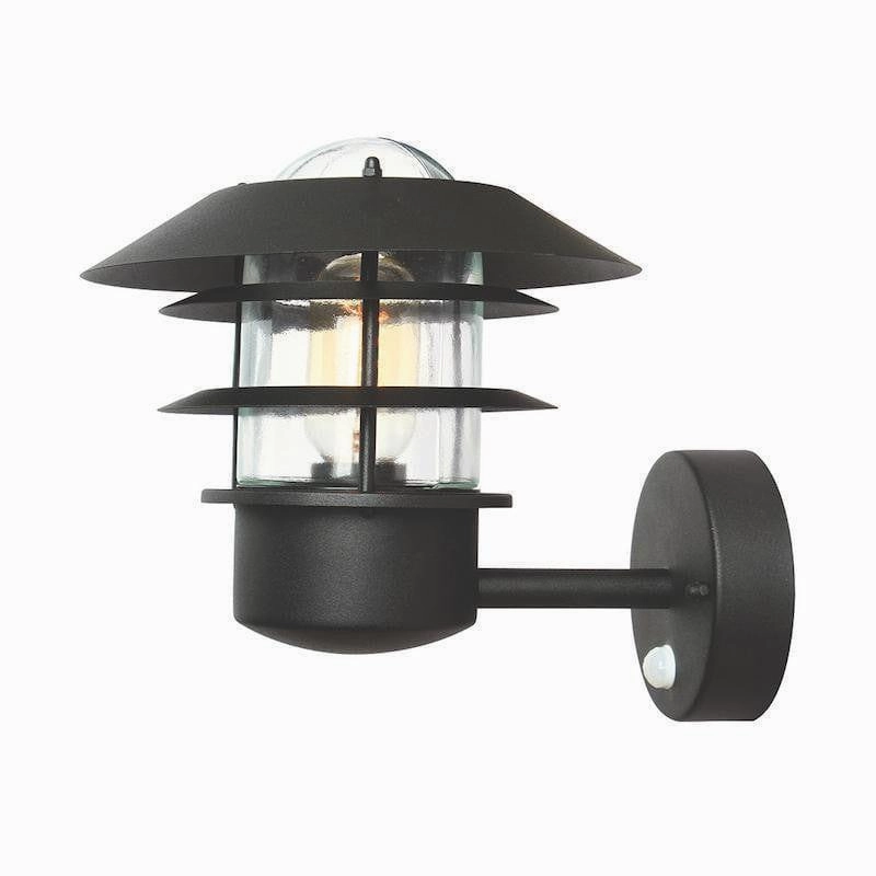 Elstead Helsingor Black Outdoor PIR Wall Light outdoor wall lamp
