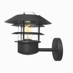 Elstead Helsingor Black Outdoor Wall Light outdoor wall lamp