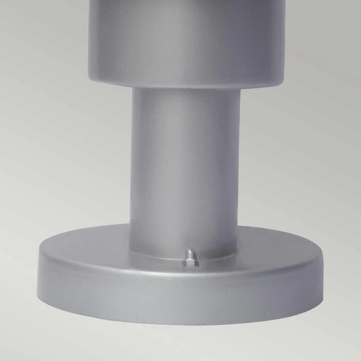 Elstead Helsingor Silver Outdoor Pedestal Lantern