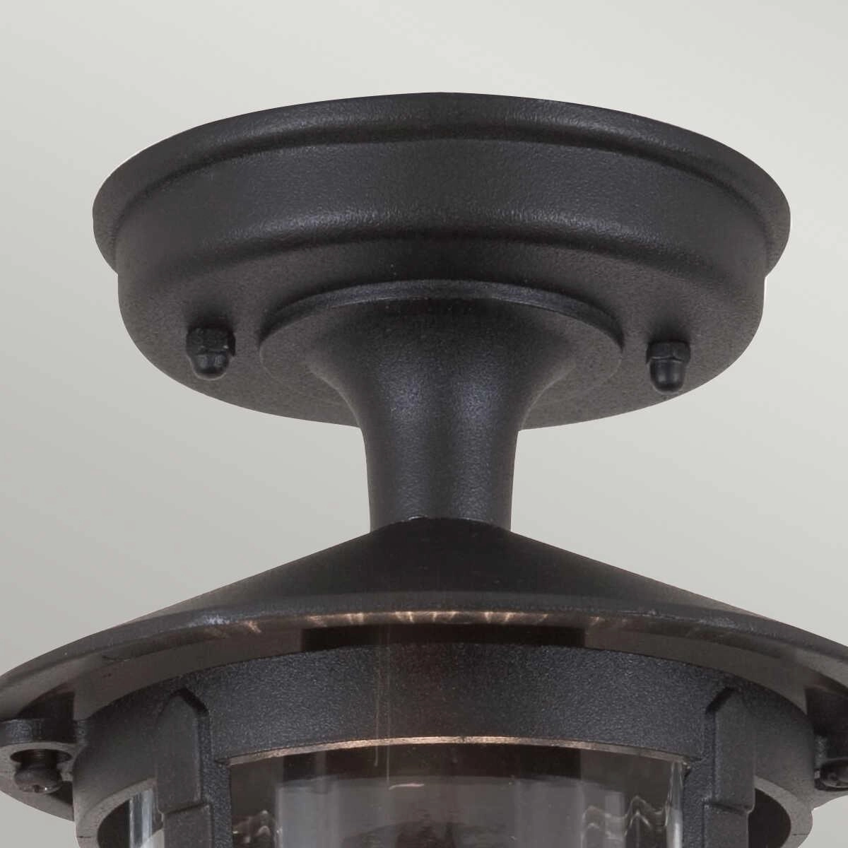 Elstead Hereford Black Outdoor Porch Ceiling  Lantern