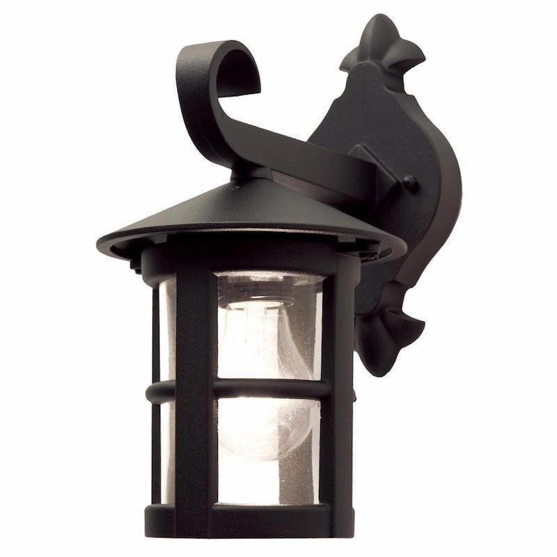 Elstead Hereford II Black Outdoor Downlighter Wall Light outdoor wall lamp
