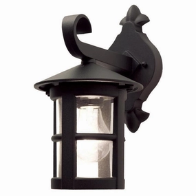 Elstead Hereford II Black Outdoor Downlighter Wall Light outdoor wall lamp