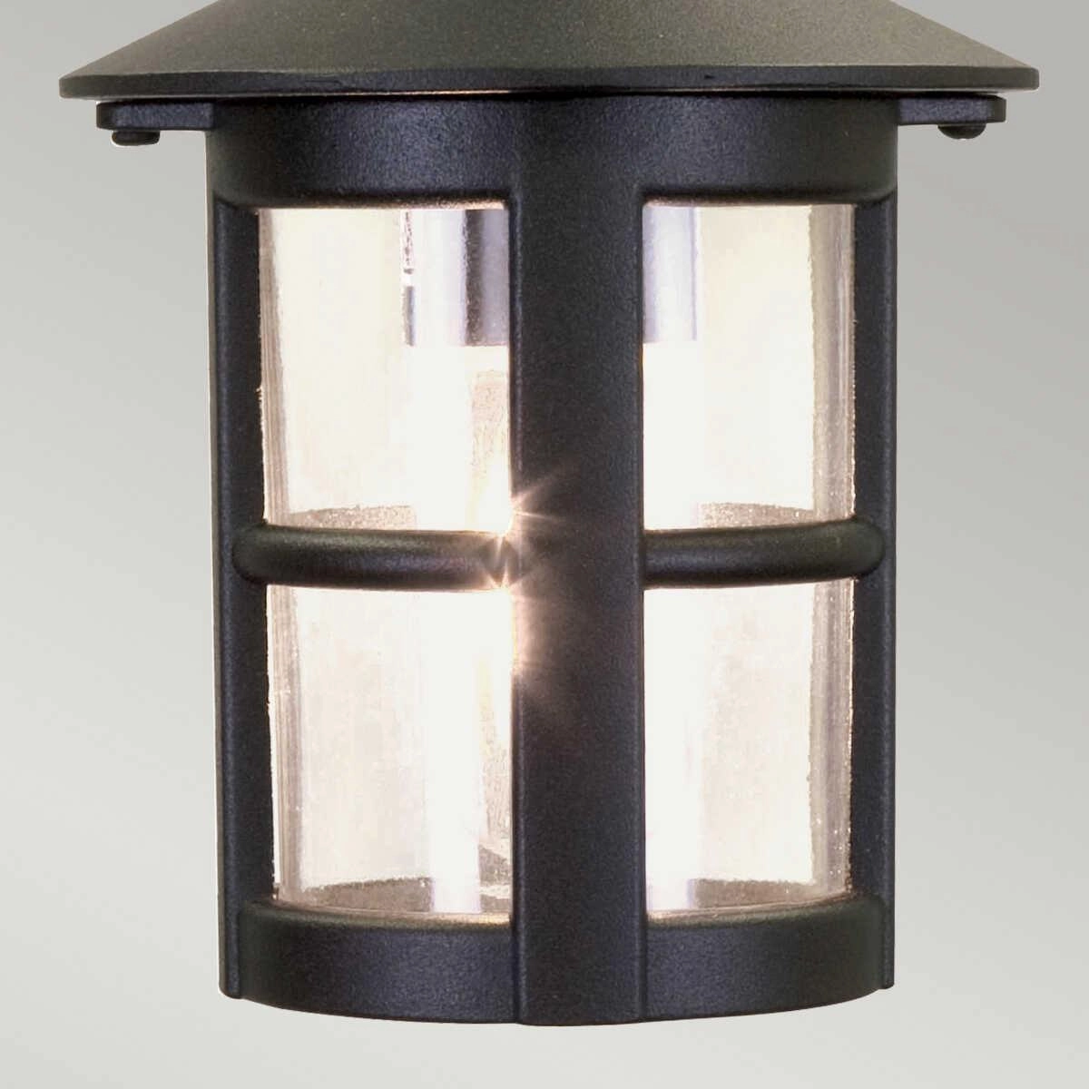 Elstead Hereford II Black Outdoor Pendant Light