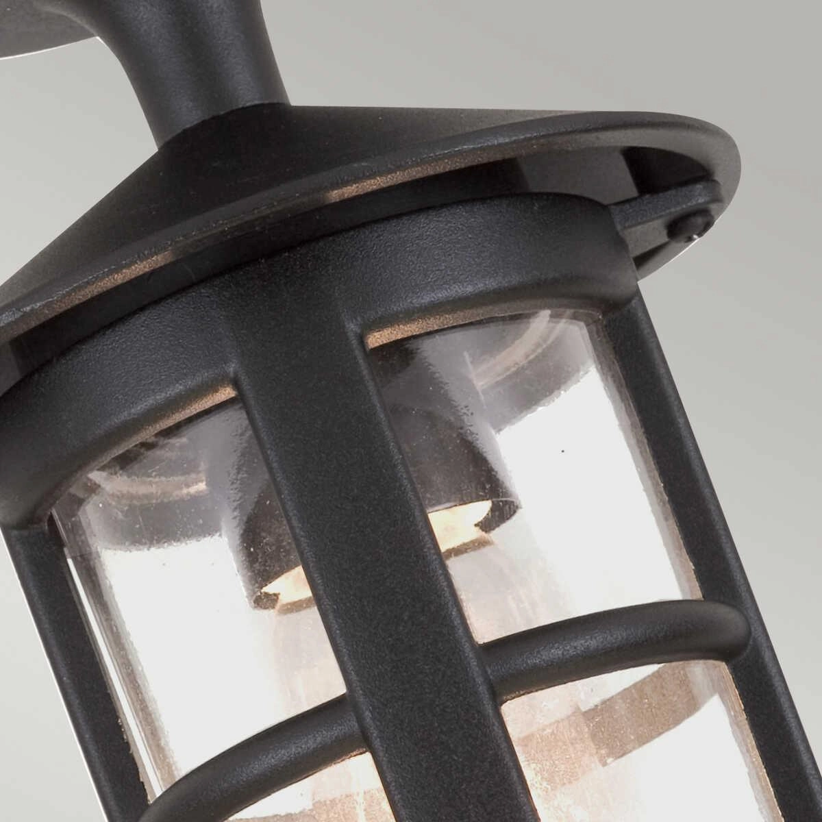 Elstead Hereford II Black Outdoor Porch Ceiling  Lantern
