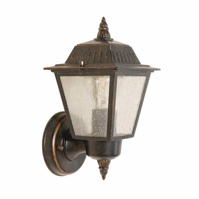 Elstead Highnam Weathered Bronze Outdoor Wall Light indoor ambient light