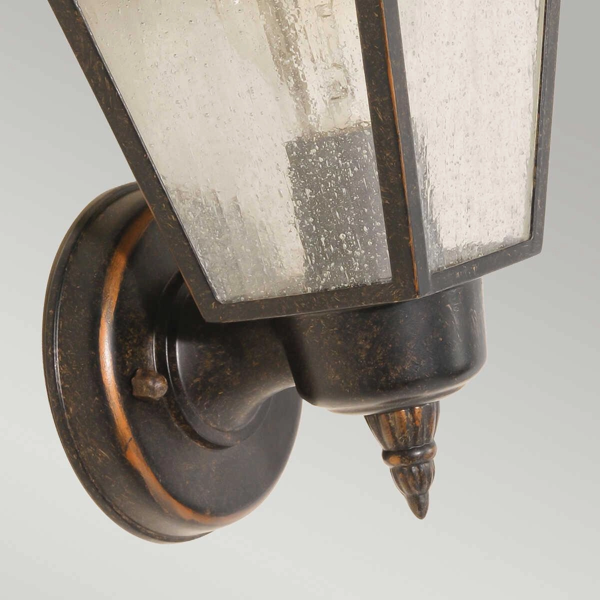 Elstead Highnam Weathered Bronze Outdoor Wall Light