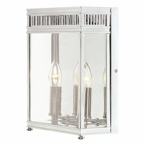 Elstead Holborn Polished Chrome Medium Outdoor Wall Light outdoor wall lamp