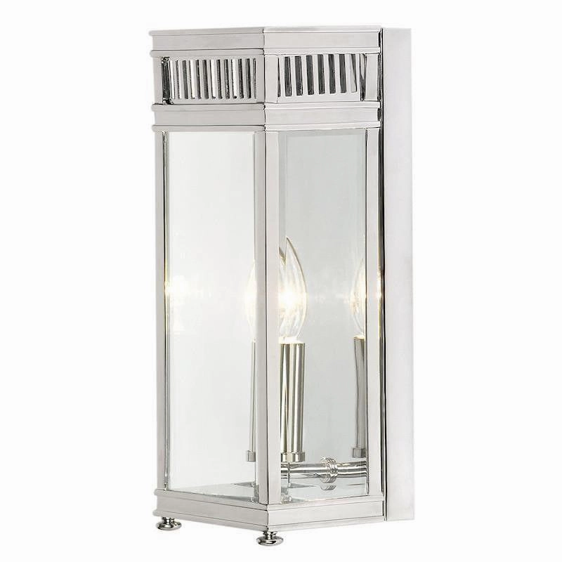 Elstead Holborn Polished Chrome Small Outdoor Wall Light outdoor wall lamp