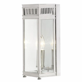 Elstead Holborn Polished Chrome Small Outdoor Wall Light outdoor wall lamp