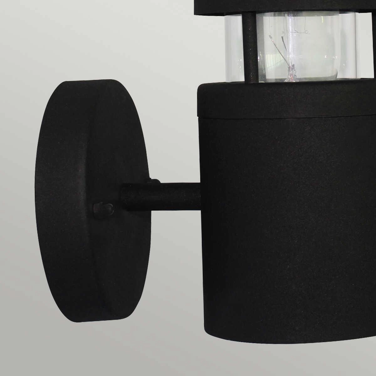 Elstead Hornbaek Black Outdoor Wall Light