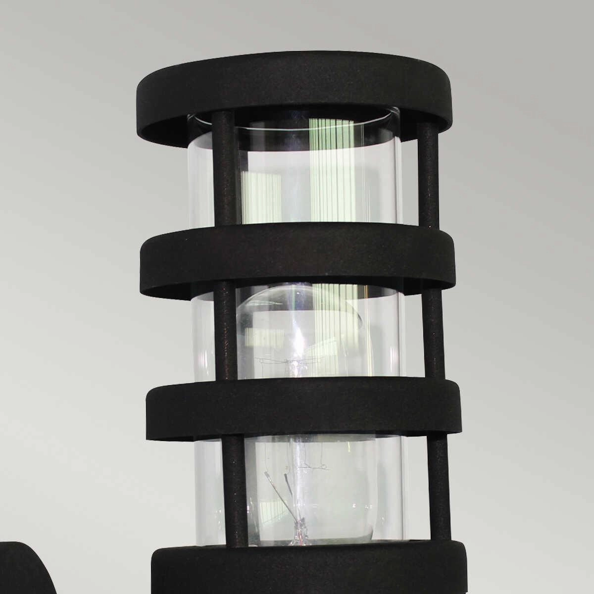 Elstead Hornbaek Black Outdoor Wall Light