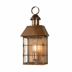 Elstead Hyde Park Aged Brass Outdoor Wall Light outdoor wall lamp