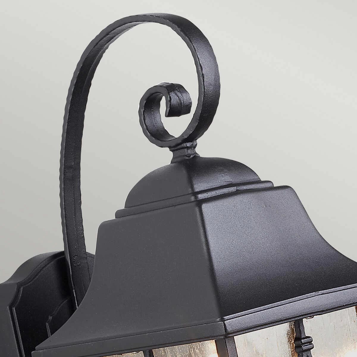 Elstead Kent Black Outdoor Wall Light