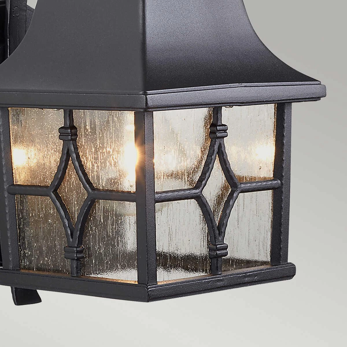 Elstead Kent Black Outdoor Wall Light