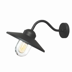 Elstead Klampenborg Black Outdoor Wall Light outdoor wall lamp