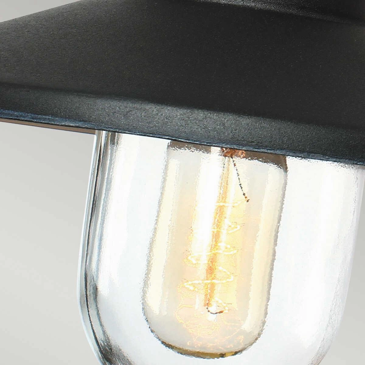 Elstead Klampenborg Black Outdoor Wall Light