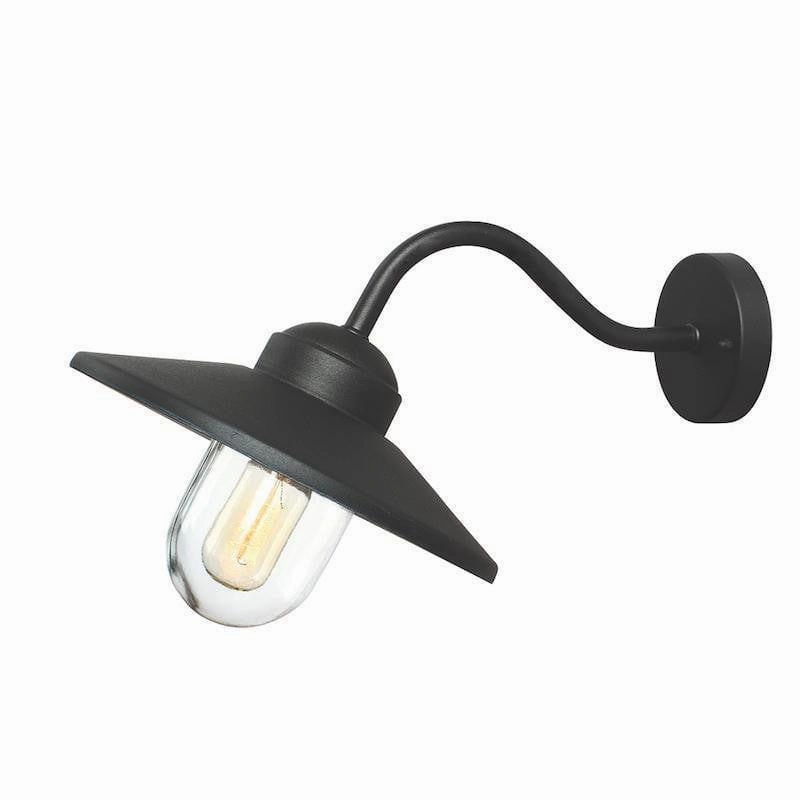 Elstead Klampenborg Black Outdoor Wall Light outdoor wall lamp