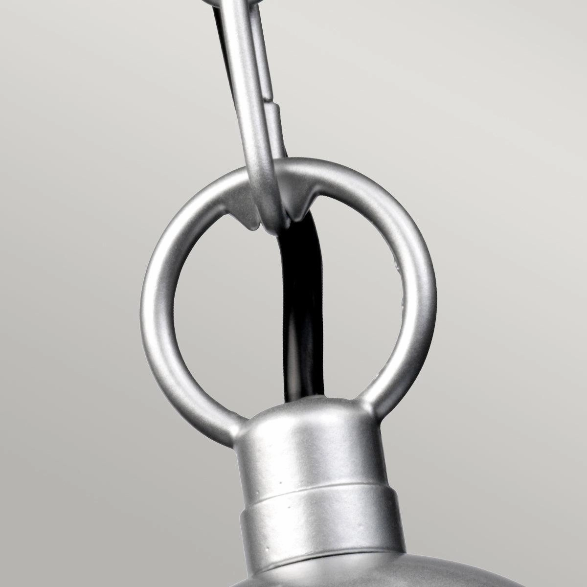 Elstead Klampenborg Silver Outdoor Pendant Light